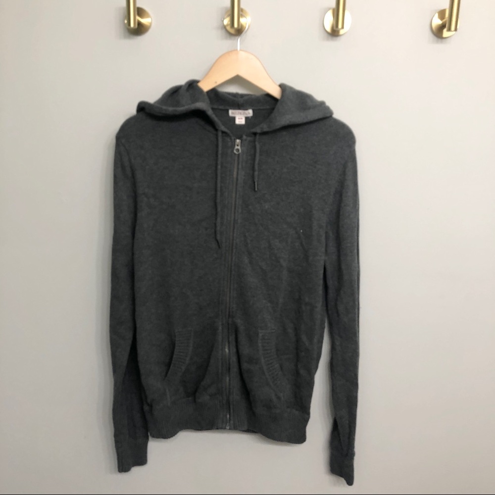 MERONA | Mens Gray Hooded Sweater M
